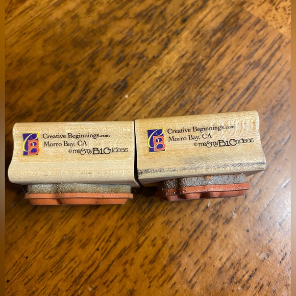 Creative beginnings wooden stamp. Cloud and Daisy. - Picture 5 of 5